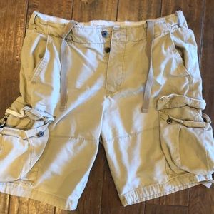 Tan Abercrombie & Fitch Shorts Waist 34